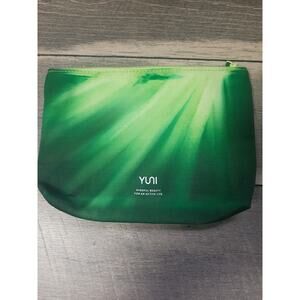 YUNI Beauty POND GREEN Ombre Makeup Travel Bag, New!